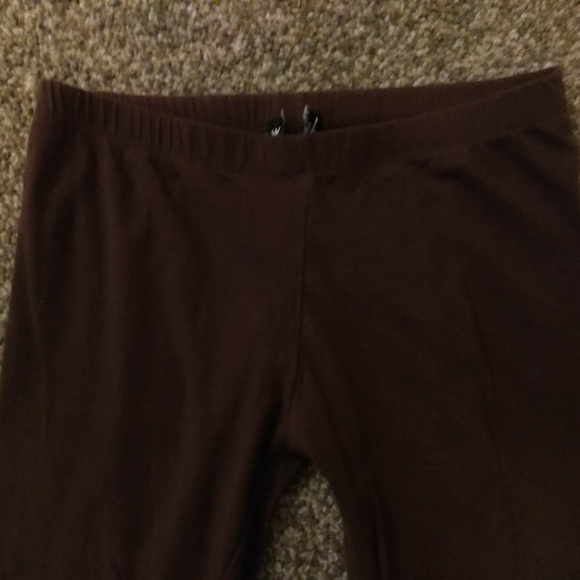 Wet Seal basic brown leggings - Size XS - Picture 2 of 4
